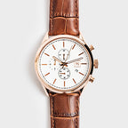 Reloj de Lujo Monaco – Cronógrafo con Correa de Cuero Premium